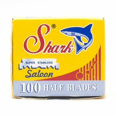 Shark Single Edge Half Barber Razor Blades 100ct Box