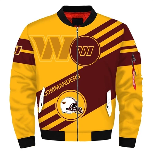 Washington Commanders Men's Flight Bomber Jacket