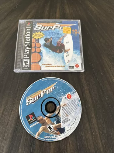 PlayStation 1 PS1 Game Championship Surfer CIB Complete In Box 