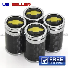 CARBON FIBER VALVE STEM CAPS WHEEL TIRE VC06 - US SELLER