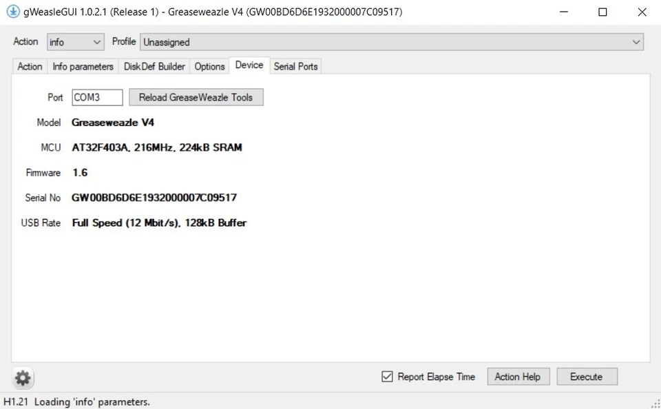 Unidad de disquete externa GreaseWeazle (v4) de 3,5 pulgadas totalmente montada Foto 4 de 4