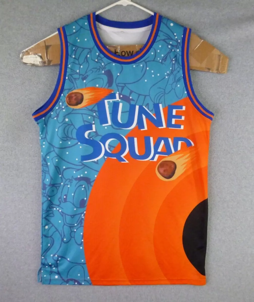 Lebron James Jersey Adult Extra Large Tune Squad Blue Orange Looney Tunes  Mens