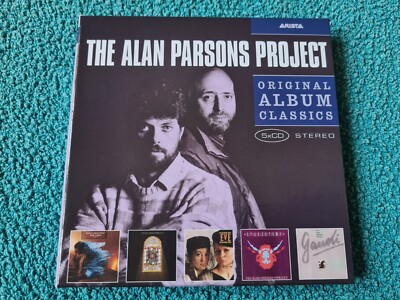 The Alan Parsons Project, 5 x CD box set, Pyramid/Eve/Gaudi/Stereotomy etc