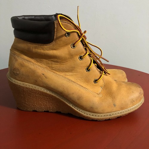 9.5 Shoes Brown Suede Wedge Boots | eBay