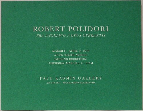 Robert Polidori Fra Angelico/Opus Operantis 2018 Kasmin Invitation Card 6 x 7.5 - Bild 2 von 2