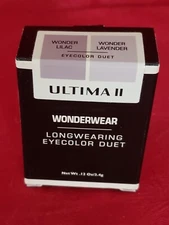 Ultima II Wonderwear Longwearing Eye Color Duet NEW IN BOX Wonder Lilac/Lavender