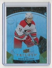15-16 2015-16 Upper Deck Trilogy Brock McGinn Rookie #111 Hurricanes 055/999 