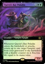 MTG FOIL Queen's Bay Paladin Extended Art  - The Lost Caverns of Ixalan #368