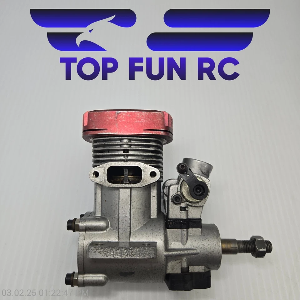 YS 91SR Helicopter Engine Made in Japan w/ Side Muffler - Image 2 of 4