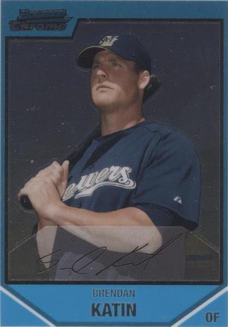 2007 Bowman Chrome Prospects Brendan Katin BC168 RC For Sale 2007-bowman-chrome-prospects-brendan-katin-bc168-rc-for-sale