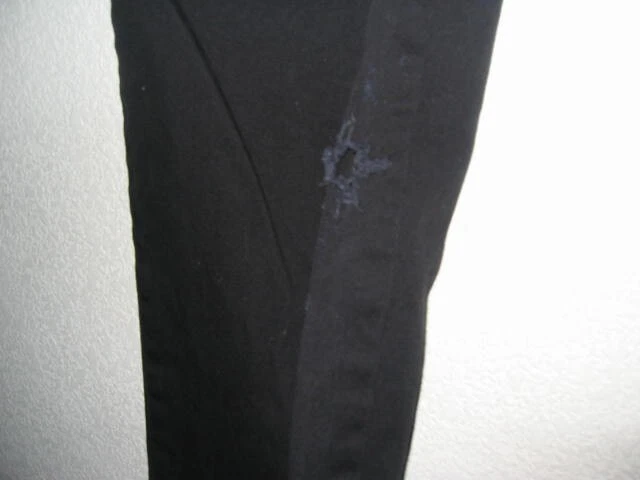 Pantalones negros Crown Collective para hombre talla 38 entrepierna 31" desgastados Foto 4 de 4