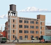 Spur H0 -- Bausatz Fabrik HintergrundgebäUde -- 3178 Neu