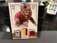 National Treasures NFL Gear Rookie Jersey Redskins Jordan Reed 11/25  2013