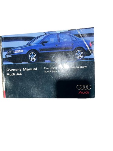 AUDI A4 DOCUMENT WALLET SERVICE BOOK MANUAL HANDBOOK VINTAGE FOLDER FIT ALL - Picture 5 of 10
