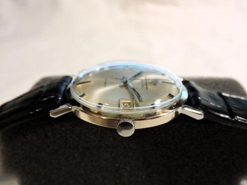 Vintage 18K White Gold Jules Jurgensen Estd 1740 Automatic, Date Window, AWESOME - Picture 3 of 5