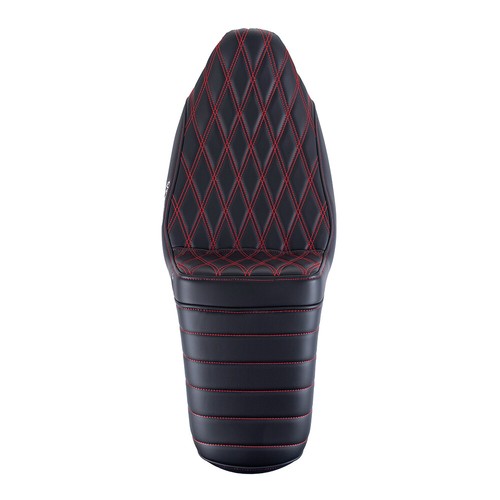 Asiento de alcance extendido ProMonkey rojo para Harley Davidson Touring 09+ - Imagen 8 de 11
