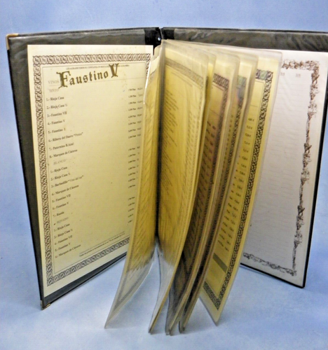 Faustino V Restaurant Madrid Spain Collectible Menu. - Picture 4 of 5