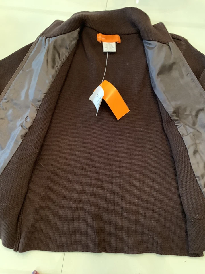 Chaqueta suéter para mujer Cynthia Steefe tejida/gamuza/piel (XS)(NUEVA CON ETIQUETAS) Foto 4 de 4