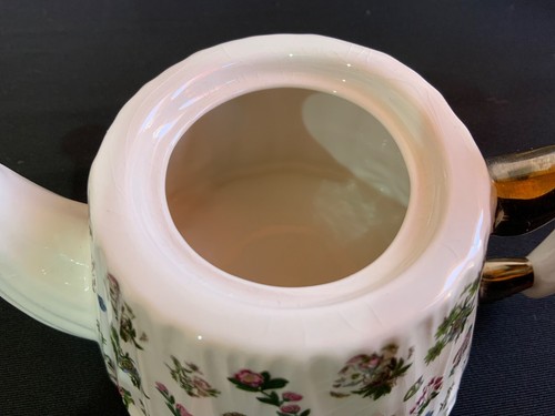 Vtg Paul Cardew for Portmeirion Mini Botanic Garden Porcelain Teapot Victorian - Picture 10 of 12