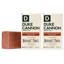 Duke Cannon Bourbon Soap 10 oz Set of 2 Buffalo Trace Kentucky Oak Barrel Scent