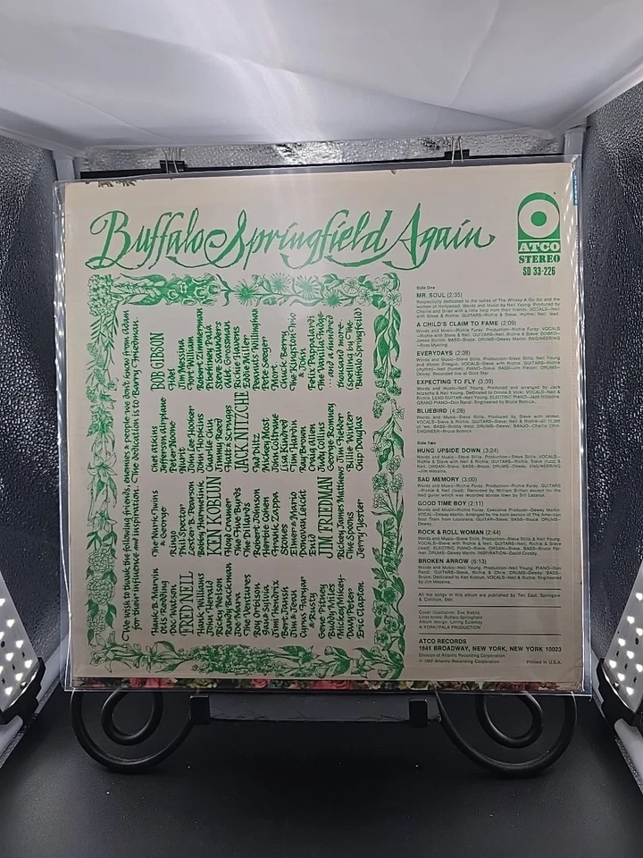 Buffalo Springfield Again SD 33226 ATCO 1967 LP PR Press Stereo EX/EX - Image 2 of 4