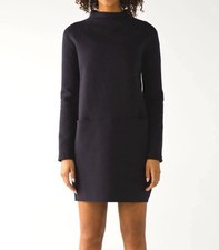 Lululemon City Bound Scuba Long Sleeve Black Dress Size 6 Pockets