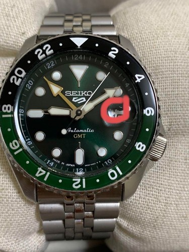 SEIKO SBSC019 Automatic Men's Watch Black x Green Dial Analog From Japan - Picture 2 of 11