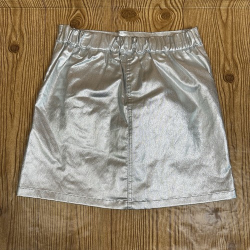 Justice Metallic Button Front Skirt Girls Size M (10) Mini Skirt Lizzie McGuire - Picture 5 of 17