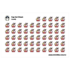 Ice Cream Planner Stickers – Cute Decorative Sticker Sheets & Organizer Labels