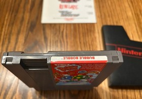 Vintage Bubble Bobble (Nintendo NES, 1988) with manual ~ Authentic 