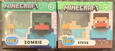 Tubbz Mini Minecraft Zombie & Steve Rubber Ducks Bundle Great For Jeeps