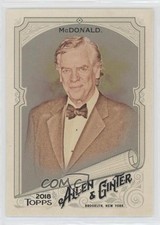 2018 Topps Allen & Ginter Hot Box Christopher McDonald #218 yf0