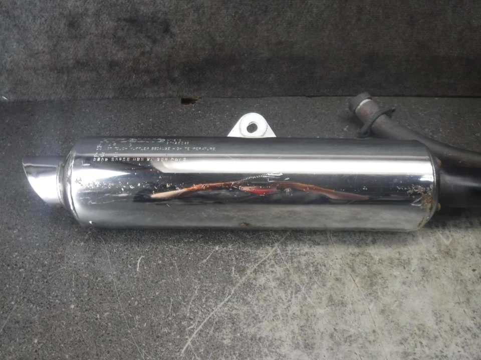 07 Hyosung 250 GT250 Silenciador de escape Tubos de cabezal de lata 66B Foto 2 de 4