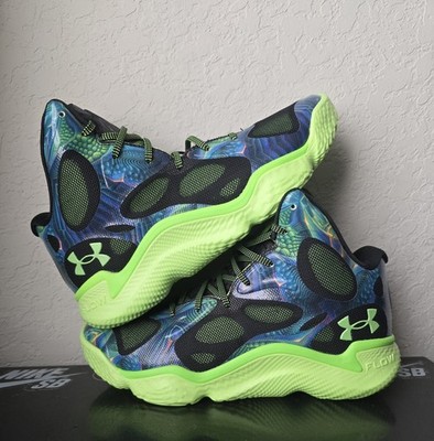 Size 9m - Under Armour Curry Spawn Flotro Extraterrestrial (NO BOX)