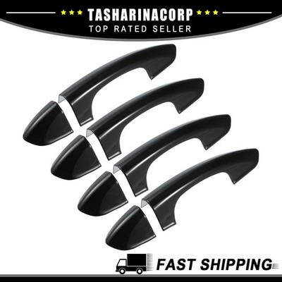 Piece of 4 ABS Exterior Side Door Handle Cover Trim fit for Ford Fusion Mondeo