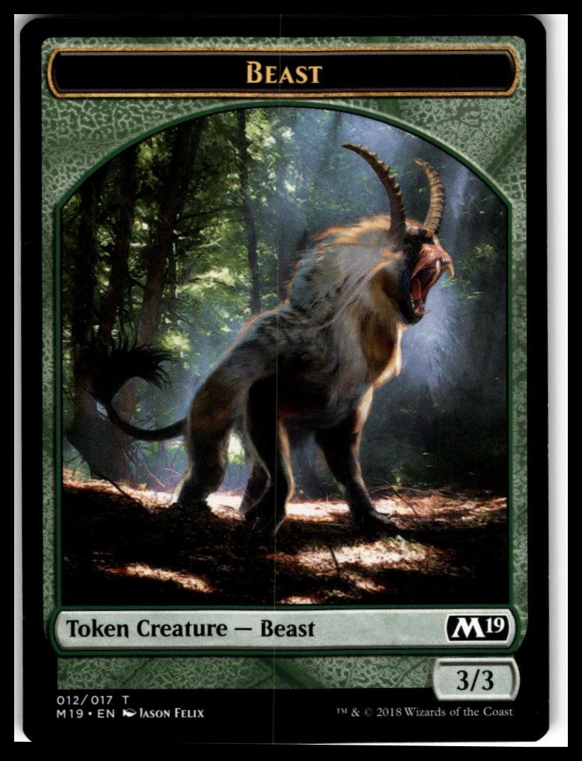 Core Set 2019 #12 Beast Token