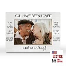 75th Birthday Gifts Picture Frame, 75th Birthday Gifts for Women Men, You Have