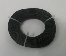 22 AWG tinned copper stranded hook up wire, 100 feet Black UL1007, project wire