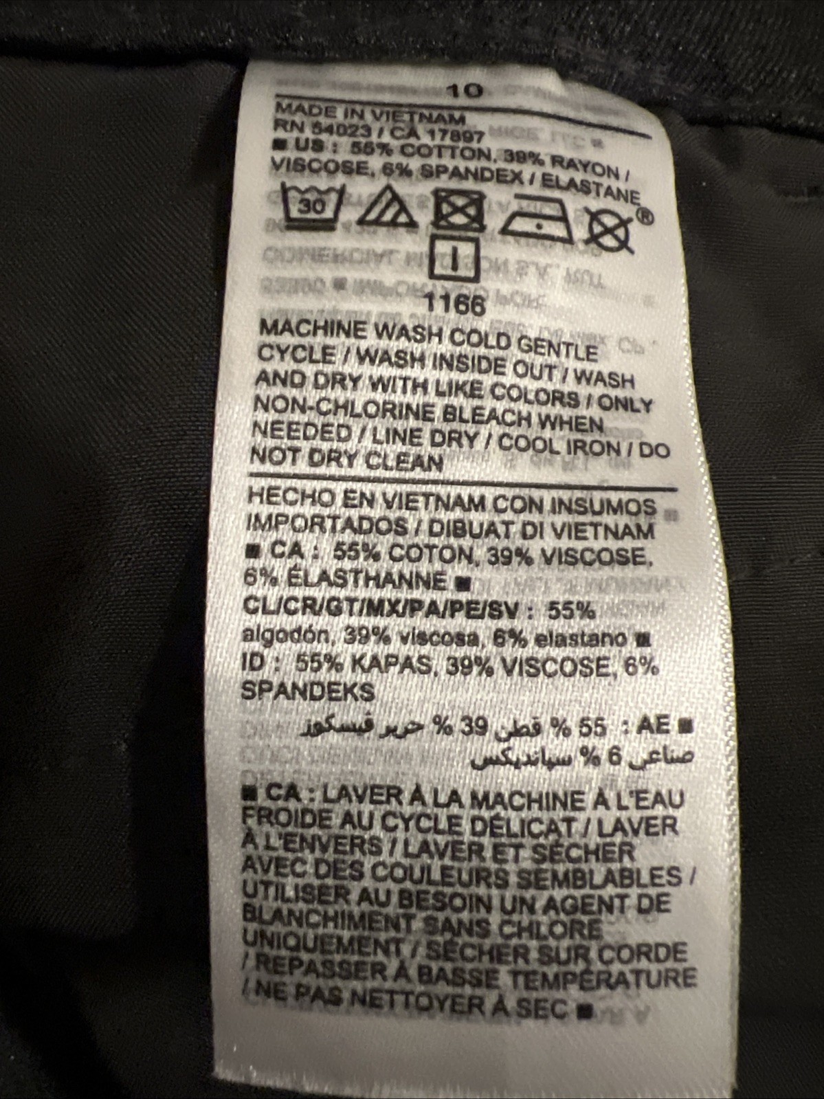 Old Navy High-Rise Pixie Split Hem Size 10 Gray P… - image 6