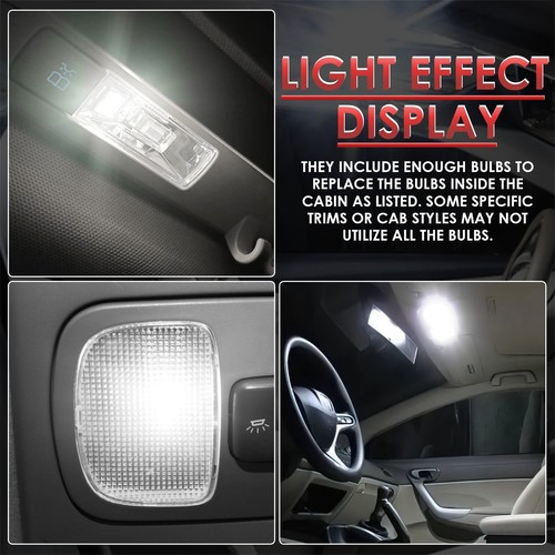 4x Interior LED Combo Glove Box Cargo Map Light Bulbs for Ford Mustang 2011-2022 - Picture 6 of 6