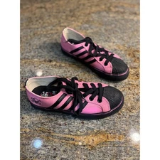 1980s Duane Peters Vision Street Wear Pink Skate Shoes Sneakers Skull Sz 7 Rare
