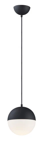 ET2 Lighting Half Moon 8.5" LED Mini Pendant in Black - Picture 1 of 2