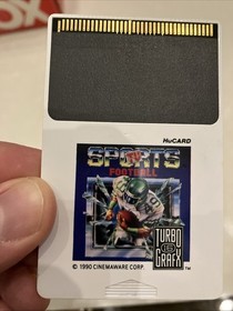 TV Sports Football - TurboGrafx-16 Hu Card Only!!  Tested! TG 16