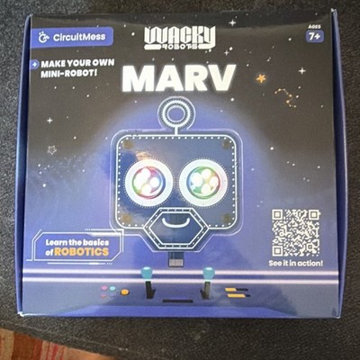 CircuitMess Wacky Robots MARV DIY Educational Mini-Robot STEM Kit Ages 7+ Years