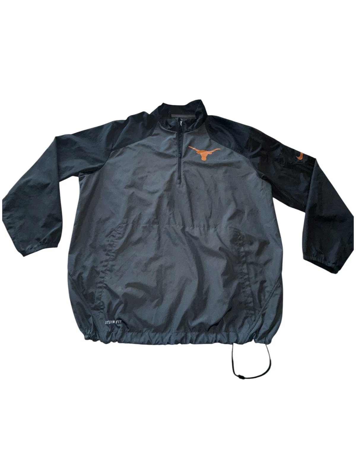 Nike Storm-Fit Texas Longhorns Quarter Zip Windbreaker black and grey Mens large
Opens in a new wind