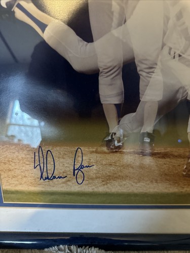 Nolan Ryan Signed Texas Rangers 21x25 Framed Multi-Image Photo L/E /1991 WOW! - Picture 2 of 2