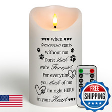 HN HAIINAA Dog Memorial Gifts for Loss of Dog Sympathy Gift, Sympathy Candle for
