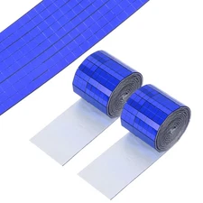 5x5mm Self Adhesive Mirrors Mosaic Tiles, 3840 Pcs Mosaic Sticker, Blue