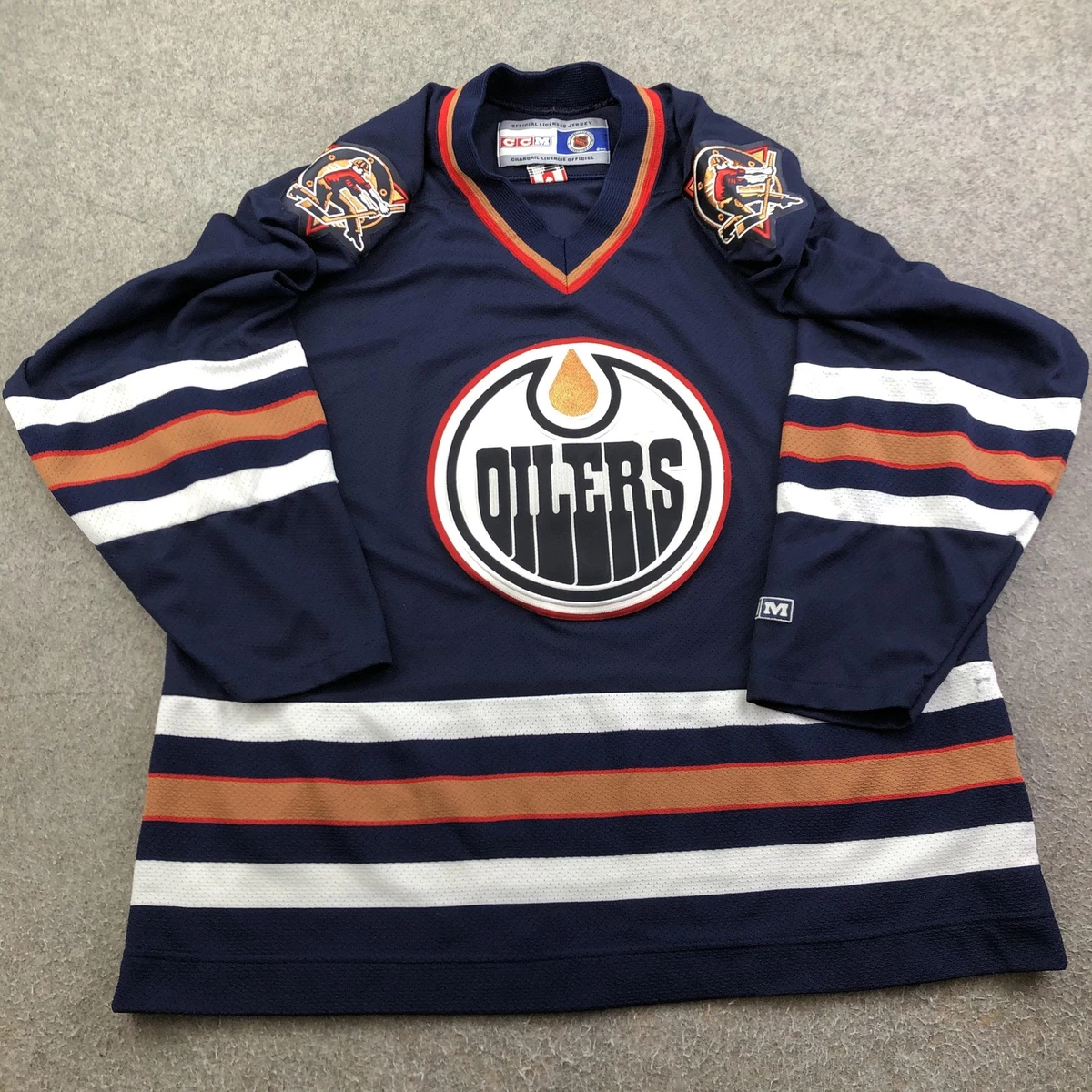 Preços baixos em Edmonton oilers Jersey Tamanho GG Roupas e