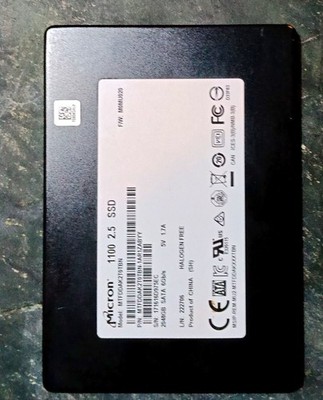 Micron 1100 2TB (2048GB) 2.5'' SATA 6Gb/s SSD (MTFDDAK2T0TBN) - 95% Health